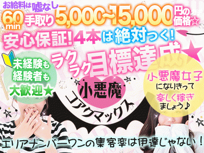 それぞれの女の子に合わせたお給料形態☆MAX60分15,000円！